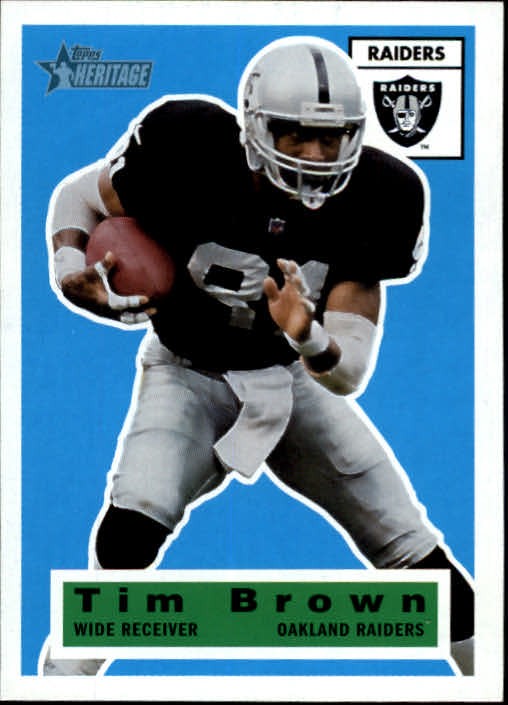 2001 Topps Heritage #65 Tim Brown - FB