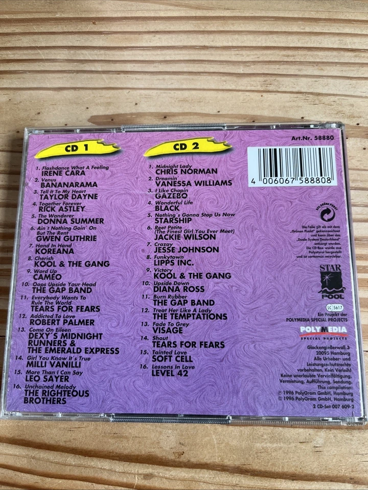 No. 1 Hits Of The 80's von Various (2 CD, 1996) - Bild 2 von 2