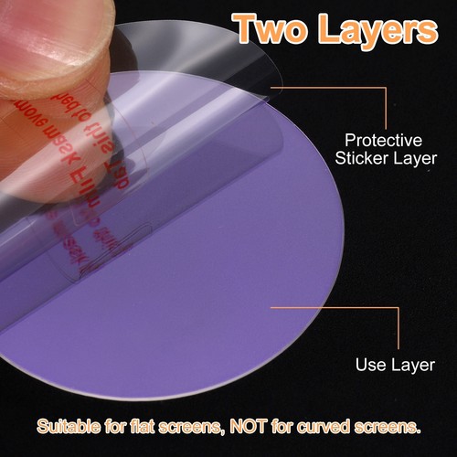 5pcs Watch Glass Screen Protectors 30.5mm High AL Tempered Glass Anti-Blue Light - Zdjęcie 5 z 7