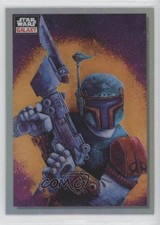2023 Topps Chrome Star Wars Galaxy Refractor Boba Fett On the Hunt #26 1g3