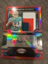 2025 Panini Certified - Freshman Fabric Mirror Signatures Quinn Ewers RPA /99