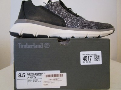 Timberland Altimeter Mens Leather/Mesh Athletic Sneaker Black White Size 8.5