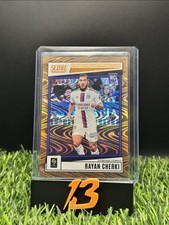 Rayan Cherki Panini Score Ligue 1 Rookie Card /55 2022 2023. rookie card picture
