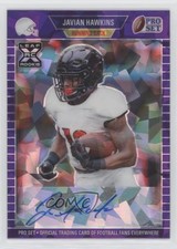 2021 Leaf Pro Set Metal 1989 Purple Crystals 28/30 Javian Hawkins Auto 0i1l