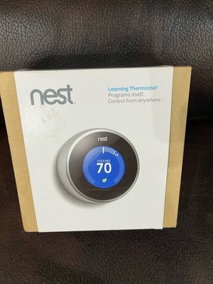 Nest T200577 Learning Thermostat (2nd Generation) Brand New Open Box