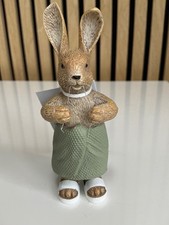 BNWT Next Lovely Natural Rosie Rabbit Flossing Bathroom Ornament