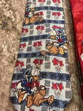 Vtg Disney Tie Rack Donald Duck 100 Silk Multicolor Necktie made in Italy