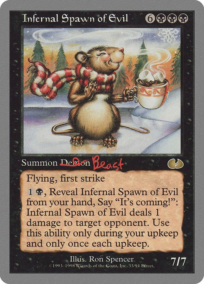 Infernal Spawn of Evil #33 ** (LP) - Unglued MTG