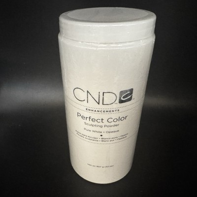 CND - Perfect Color Acrylic Powder - Pure White - Opaque 32 oz