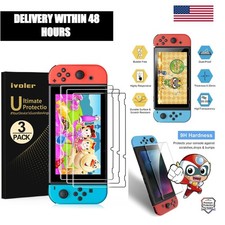 iVoler 3 Pack Tempered Glass Screen Protector Nintendo Switch 6.2"