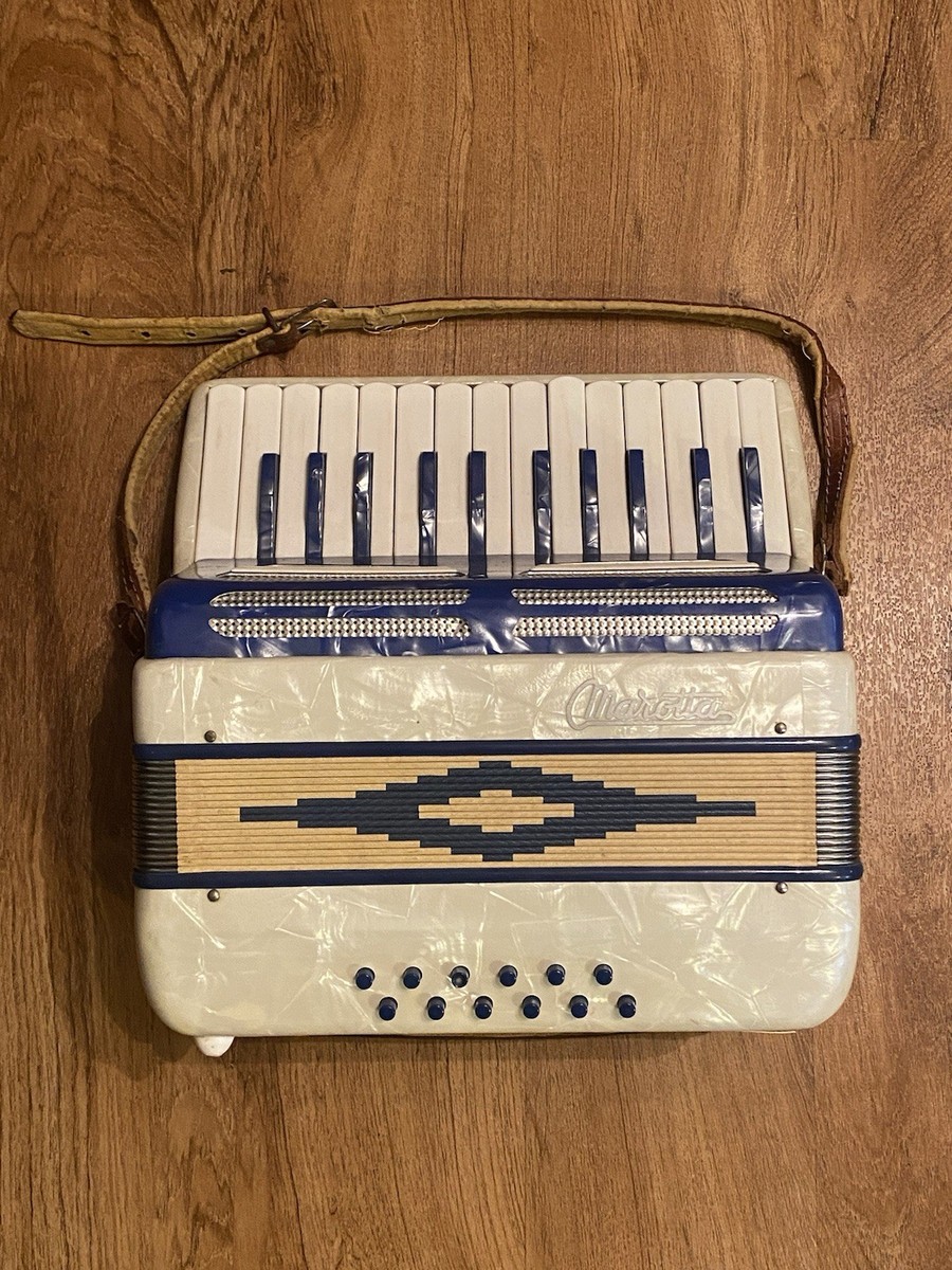 Marotta Piano Accordion Made in Italy Blue | eBay