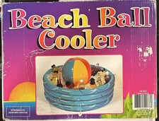 Beach Ball in Pool Inflatable Cooler