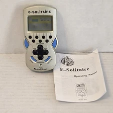 Excalibur Solitaire E-Solitaire Electronic Handheld Travel Game **WORKS**