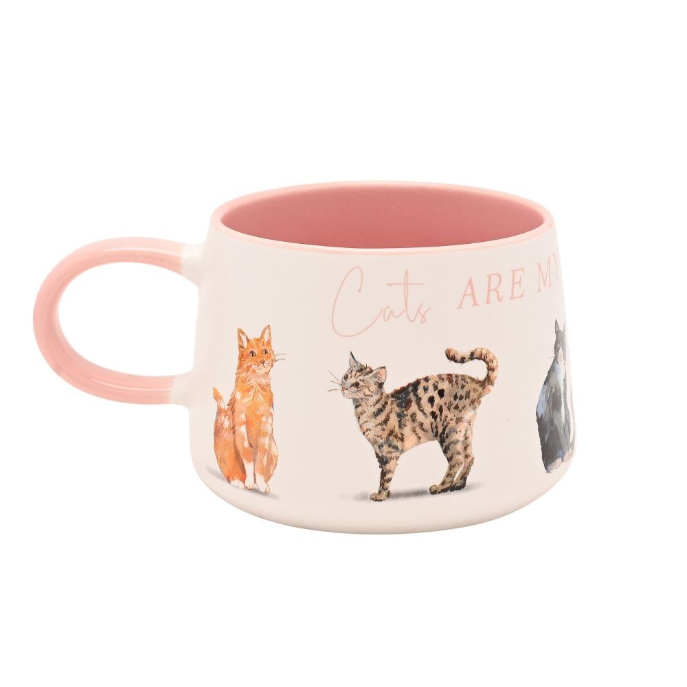 The Wildlife by Ling Designs Ceramic Mug Cats Are My Favourite People