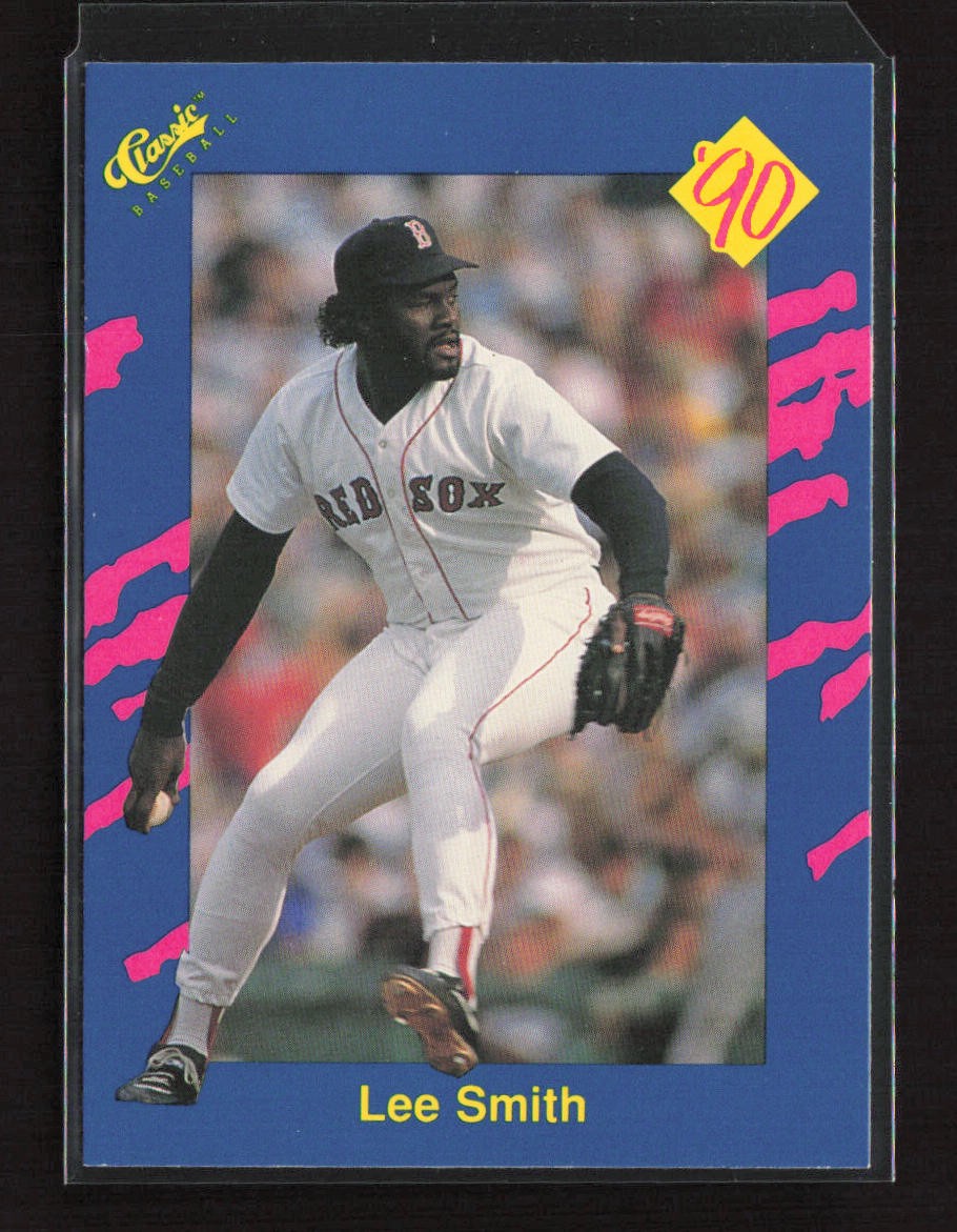 1990 Classic Blue #137 Lee Smith Boston Red Sox