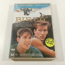 Birdy DVD Region 4 PAL Video Store Ex Rental Movie Nicolas Cage Matthew Modine