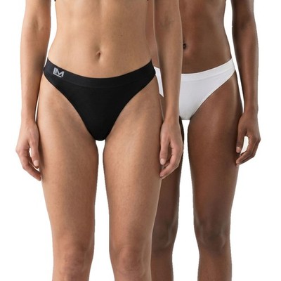 Damen 5er Pack Strings Thongs Tangas Seamless Brazil Mikrofaser Schwarz Weiß