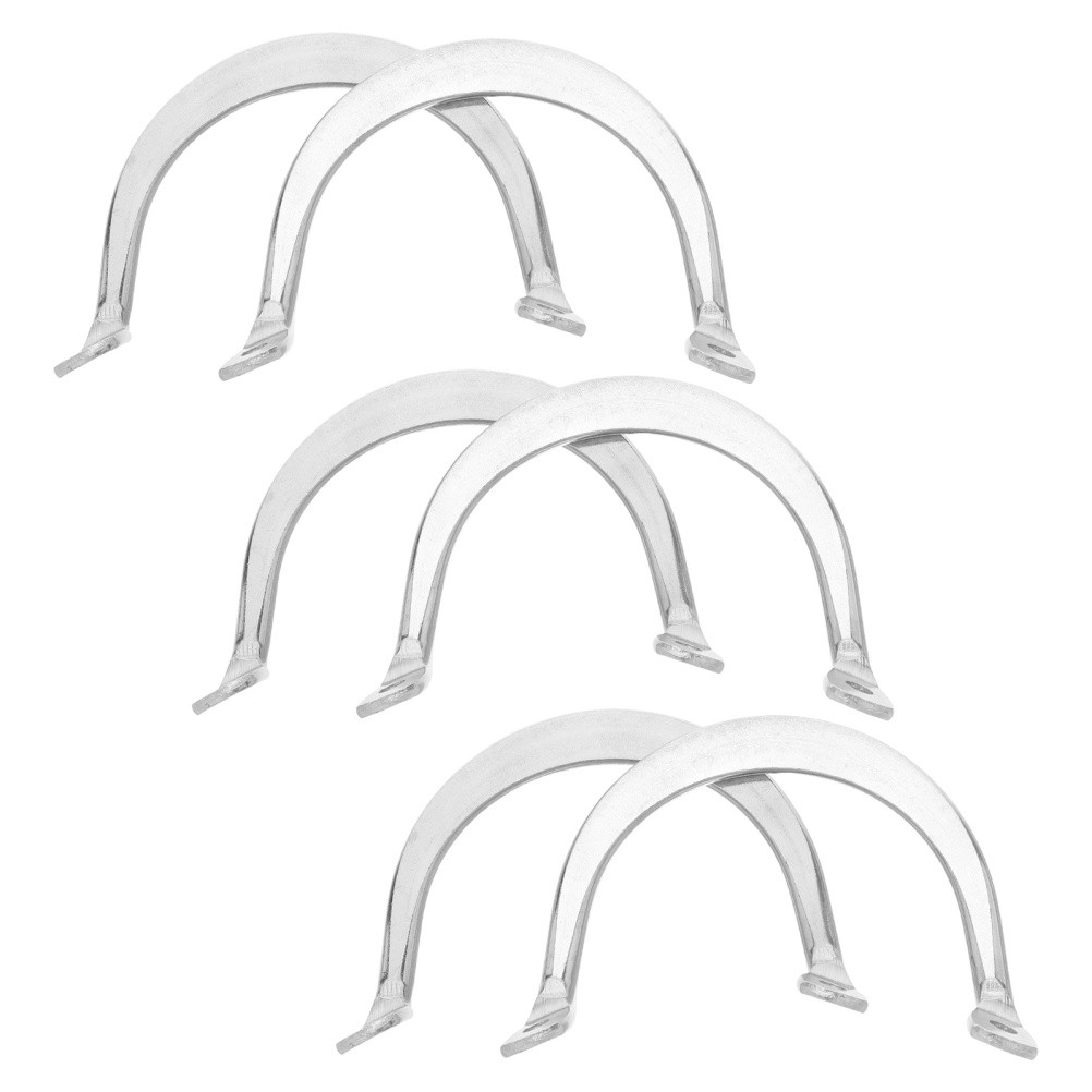  6 Pcs Stainless Steel Pan Handles Sauce Pot Ear Holder Replacement Side