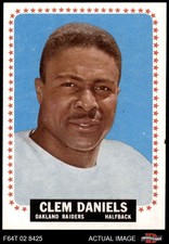 1964 Topps #136 Clem Daniels Raiders Prairie View 7 - NM