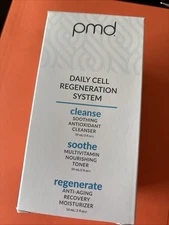 PMD Daily Cell Regeneration System 3pc Kit Cleanse Soothe Regenerate 2oz