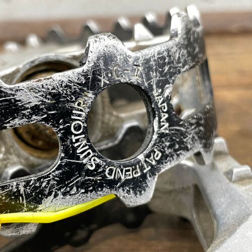 Suntour XCII BMX Pedals Old School BMX Bear Trap 9/16 XC-II XC2 XC-2 3pc A8 - Picture 13 of 18