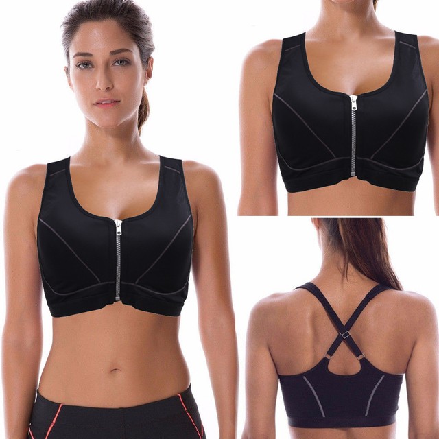 white high impact sports bra