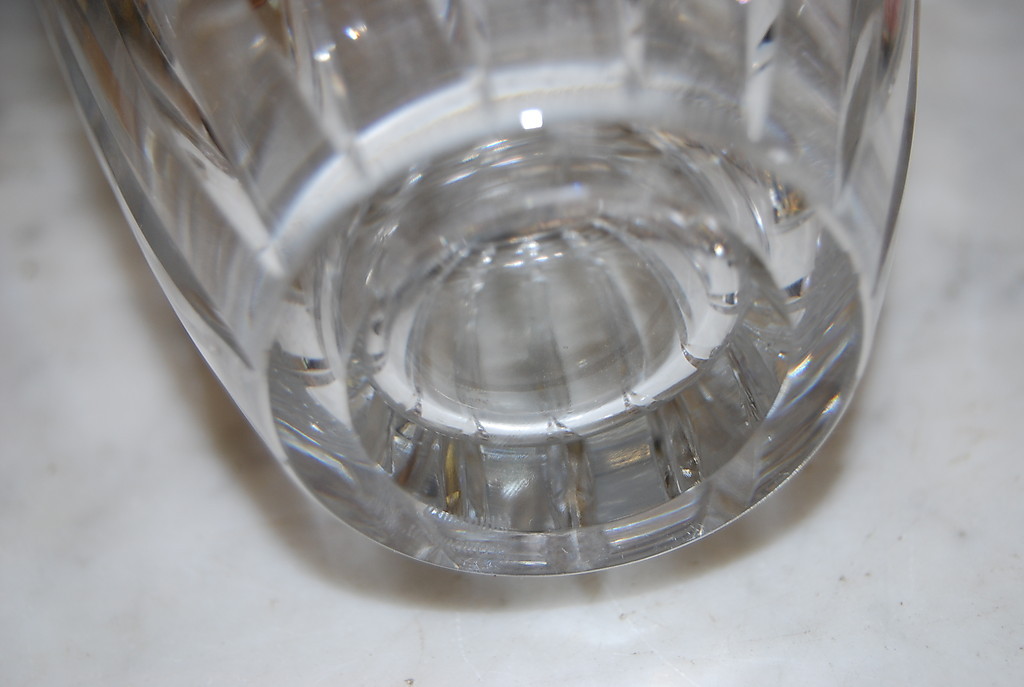 WONDERFUL VINTAGE WATERFORD MARQUIS SIGNED QUADRATA 8 INCH CLEAR