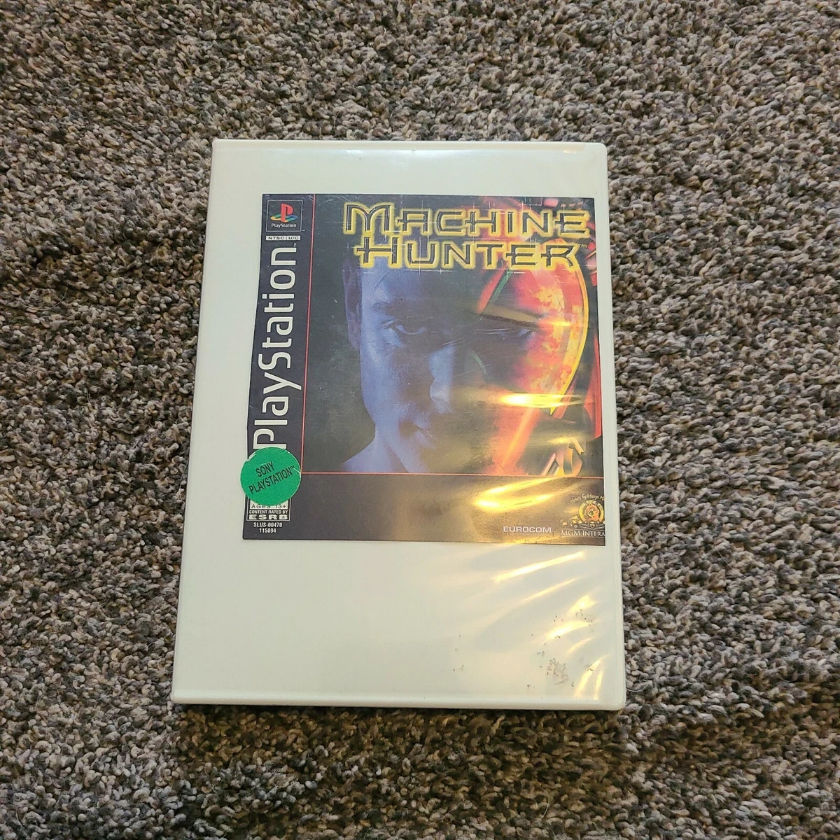 Machine Hunter Sony Playstation 1 PS1 Video Game Teen Shooter
