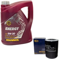 MotoröL Set 5W-30 5 Liter + ÖLfilter SK 809 FüR Opel Movano Arena Renault Master