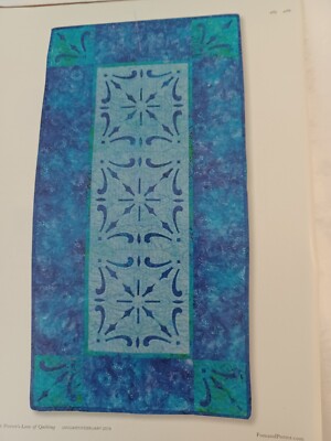 Pacific Splash Pieced and Appliqued Quilt Pattern from Magazine