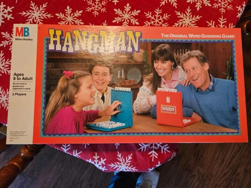 VINTAGE MILTON BRADLEY 1988 HANGMAN BOARD GAME COMPLETE