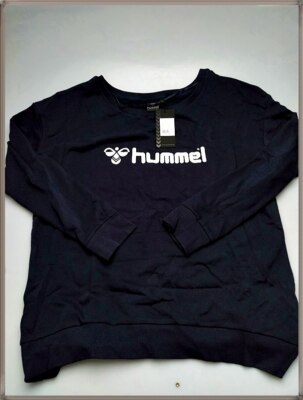 hummel Damen Classic Bee Sweatshirt Gr.XL Pullover Sweat Freizeitpullover blau