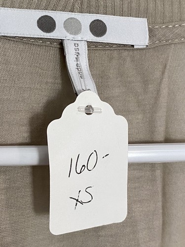 NWT Three Dots Tencel Tan Open Front Cardigan Jacket Self Tie XS $160 - Picture 6 of 10