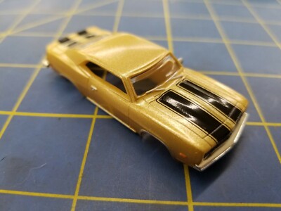 NU-RORA 1006 Gold w/ Black stripes 1969 Z-28 Camaro HO T-Jet