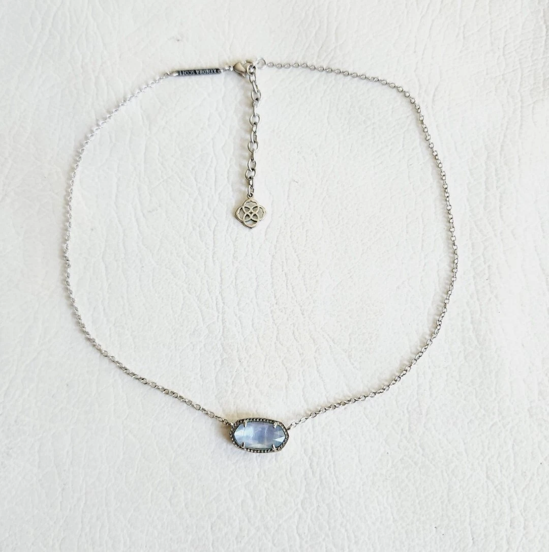 Kendra scott slate cat's eye necklace new arrivals