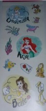 Disney Princesses 15pc Wall Stickers Decal Nursery Kids Room Wall Decor Made/USA