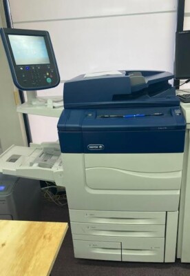 Xerox Color C60 Digital Press W/ Fiery & Finisher 65K - Low Meter 