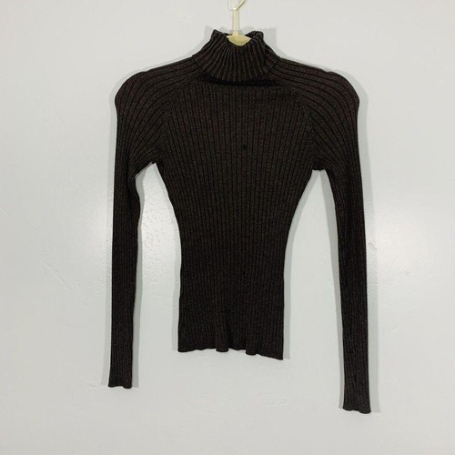 Vintage Y2K Brown Tight Knit Ribbed 