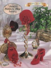 OOP  CROCHET ANNIE'S MINIATURE SHOE SOCIETY DANCIN'