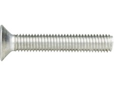 Viti A Testa Svasata M4 X 10 Mm In Acciaio Inox - 50 Pezzi Per Mobili E Lavorazione Legno - Foto 2