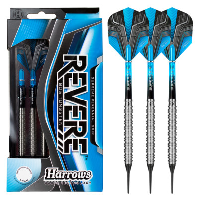 Harrows Revere 90% Tungsten Soft Tip Darts - Choose from 18g 20g or 21g