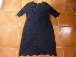 hobbs blue lace dress