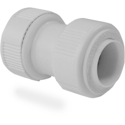 100 x Qual-Fit 15mm gleiche gerade Kupplungen. Push Fit. NICHT Speedfit. Qual-Pex.