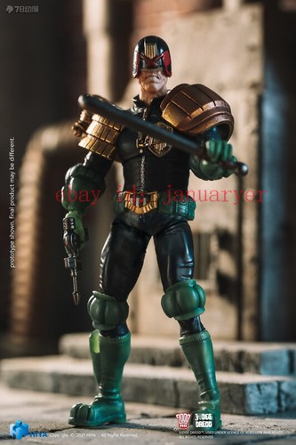 Perfect Hiya Toys 1/18 Judge Dredd Action Figure New Toy - Picture 2 of 4