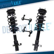 4pc Front Struts Sway Bar Links for 2007 2008 2009 2010 Ford Edge Lincoln MKX