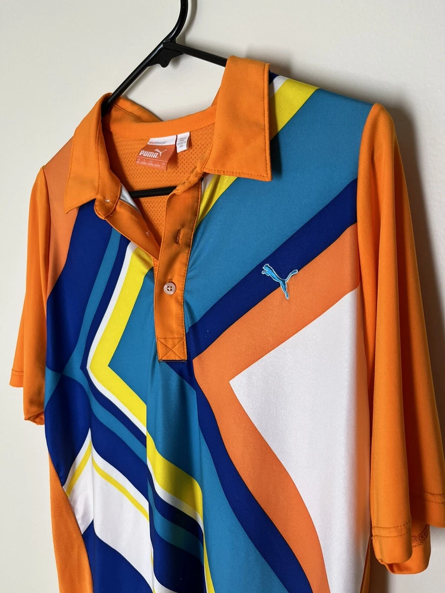 Puma golf sales uomo arancione