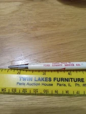 Vintage Advertising Mechanical Pencil  For FS Elliott, Illinois