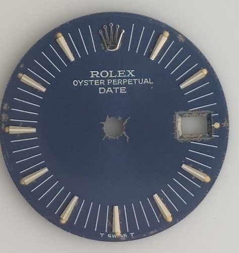 Original Rolex Date modelo esfera azul, con barras G, 26 mm (87) - Imagen 3 de 3