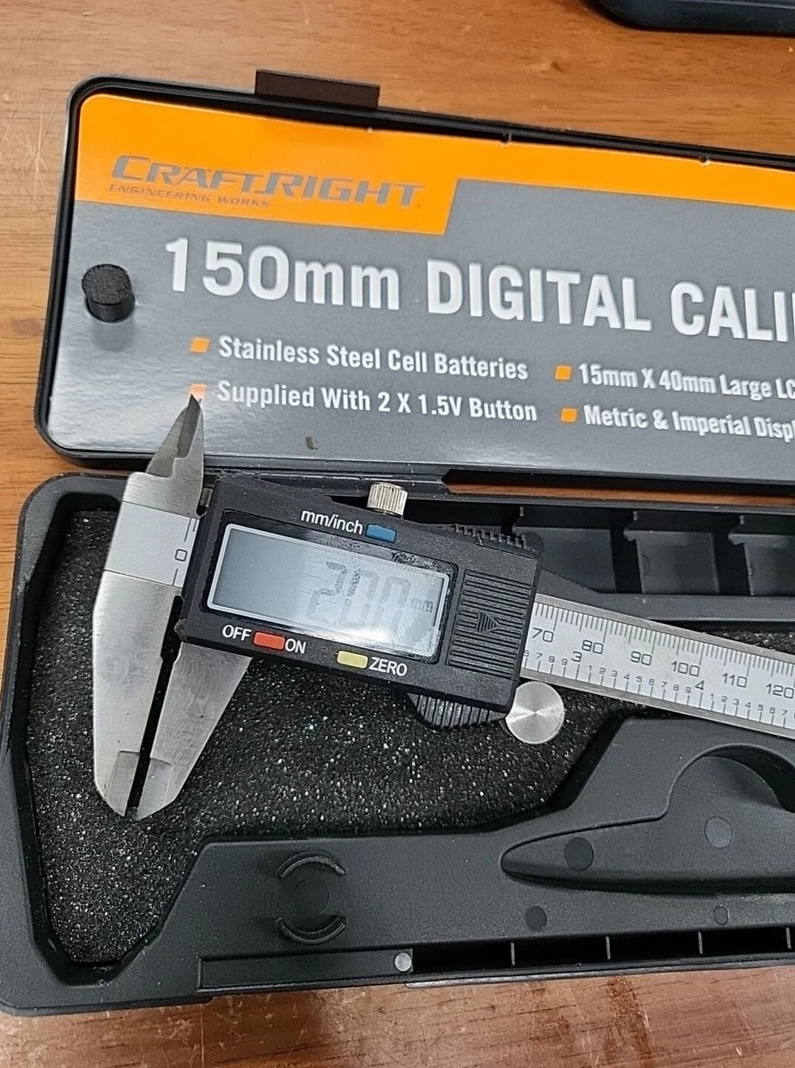 Craftright 150mm cheap digital caliper