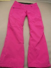 OBERMEYER Size 8 Womens Pink 100 Nylon Zip Pockets Boot Gaiters Snow Pants 977